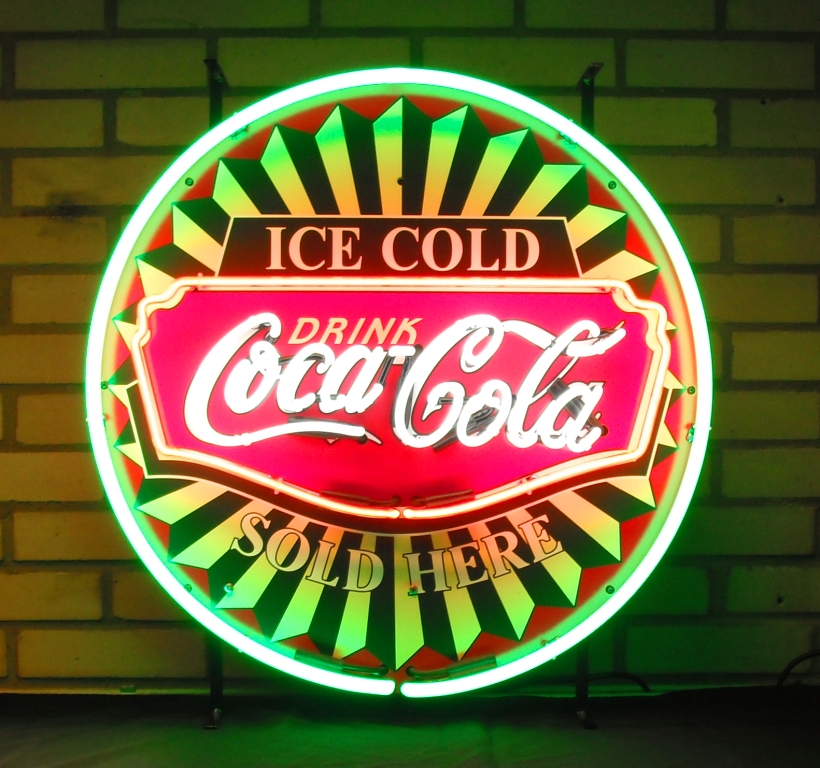neon Coca Cola