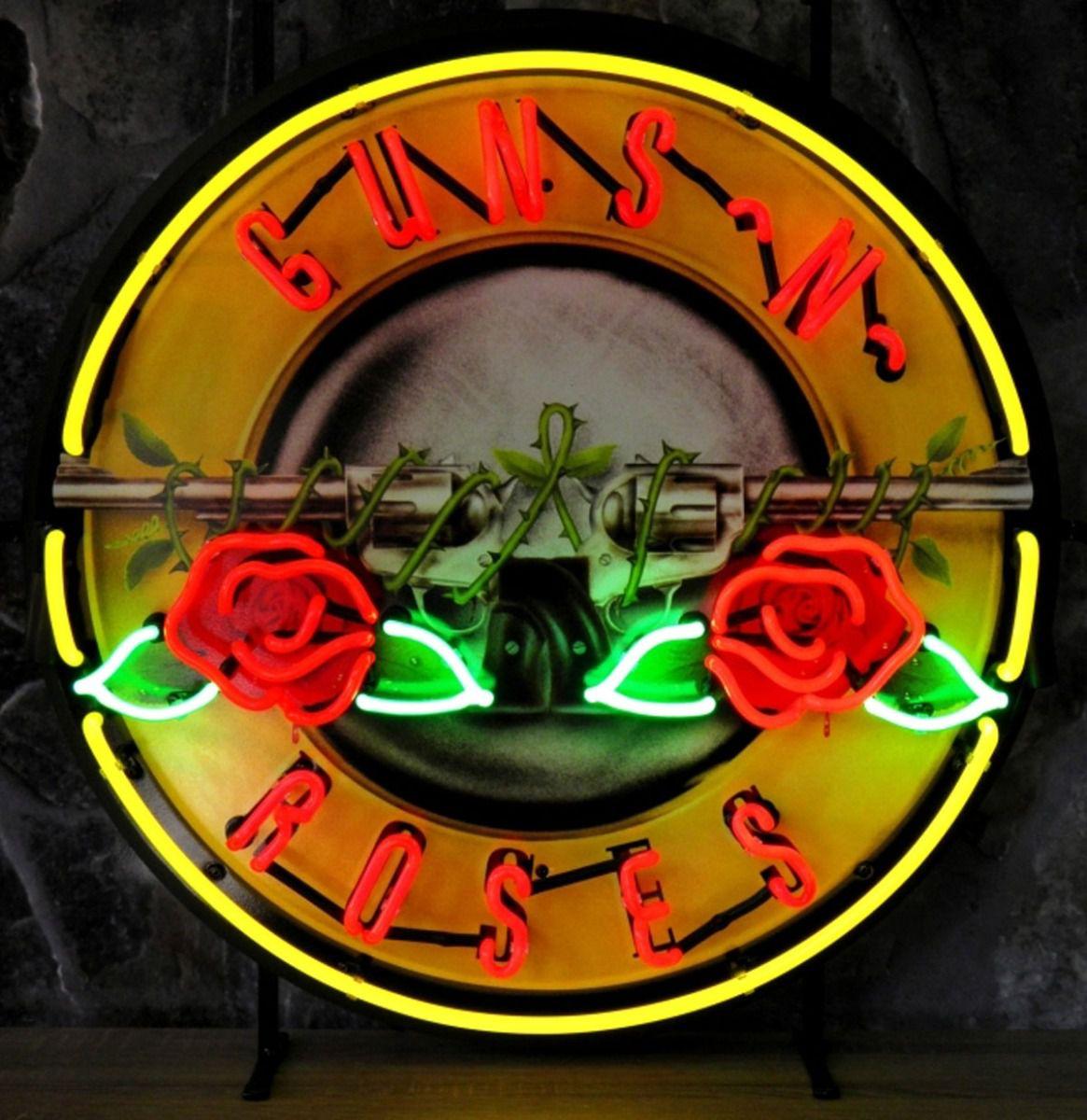 Gun's en Roses neon sign